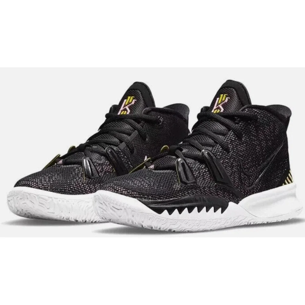 Nike Kyrie 7 GS Ripple Effect black - kids Size 4.5Y / women's 6 -‎ CT4080-015